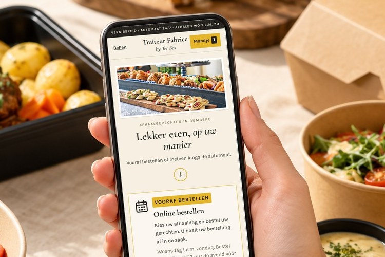 Online bestellen op uw gsm
