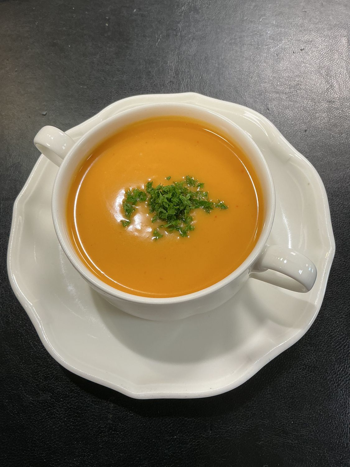 Soep van butternut pompoen & tomaat 1 L